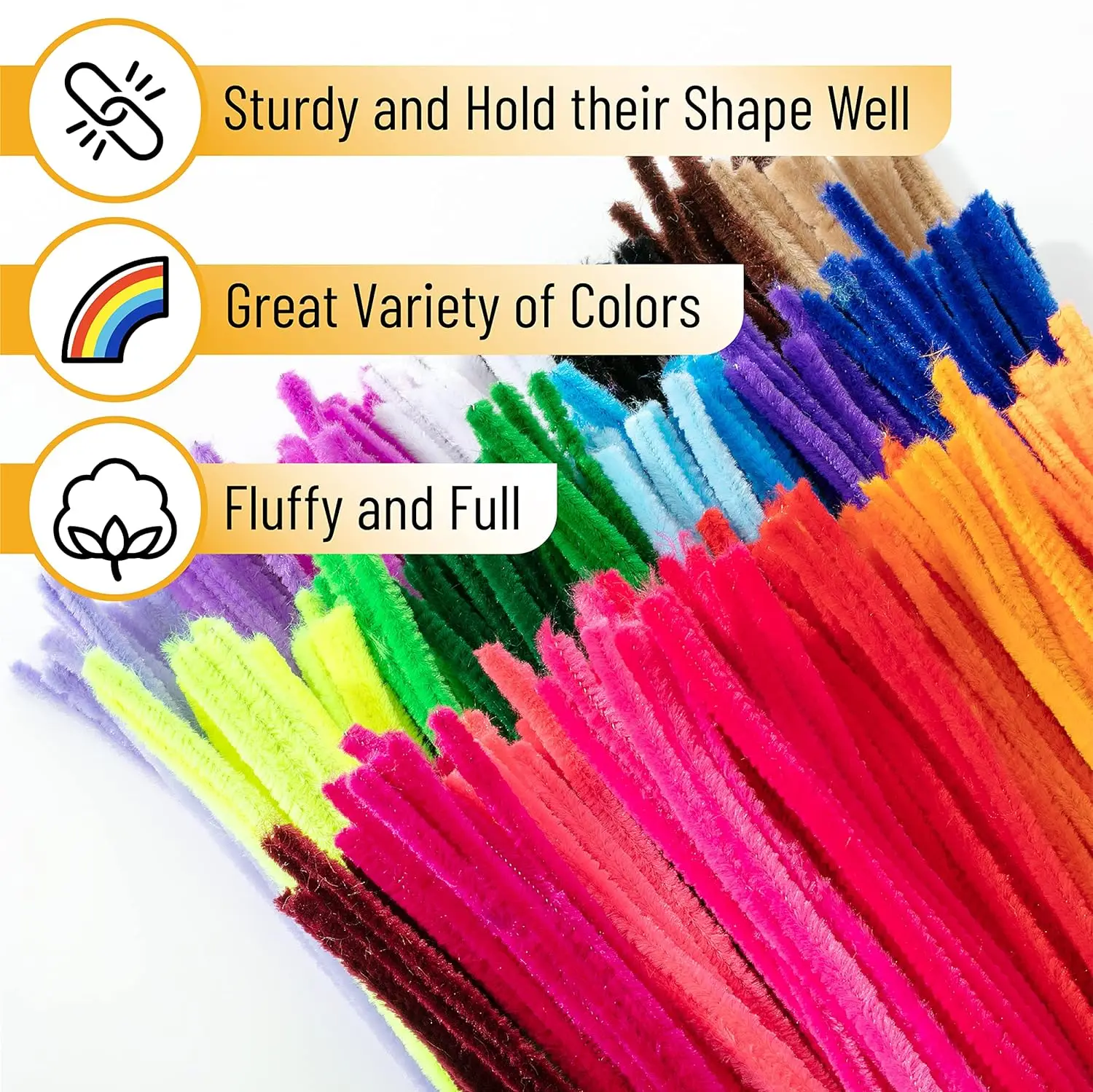 Pipe Cleaners Craft Bulk 100pcs Toy Craft supplies chenille stems Fuzzy Sticks limpiapipas manualidades 30cm pipe cleaner