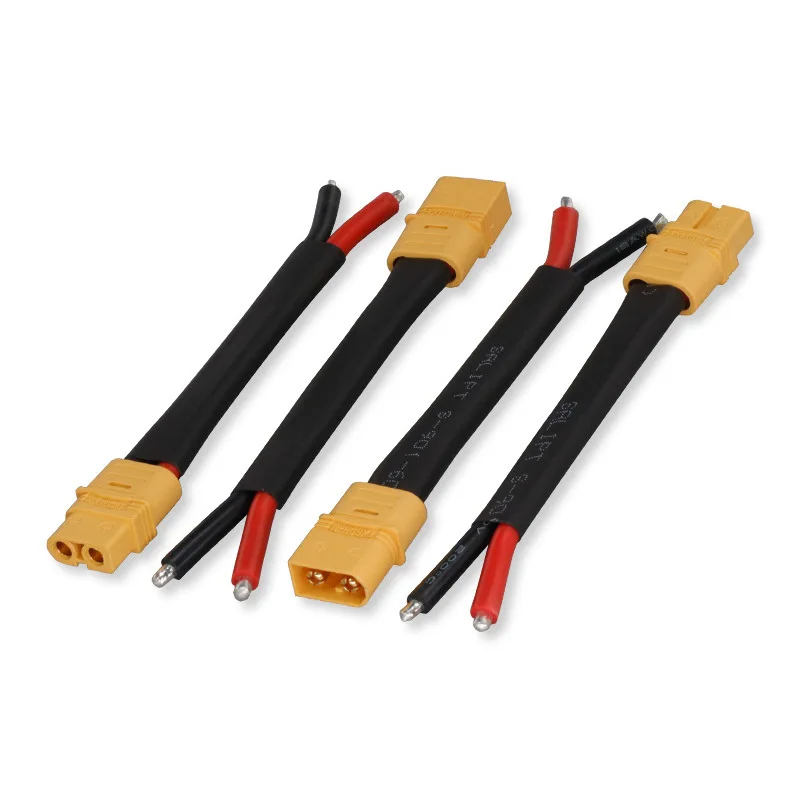 Amass Female 18AWG XT60 Plug With Sheath to XT30 Male Connector Adapter Conversion Cable