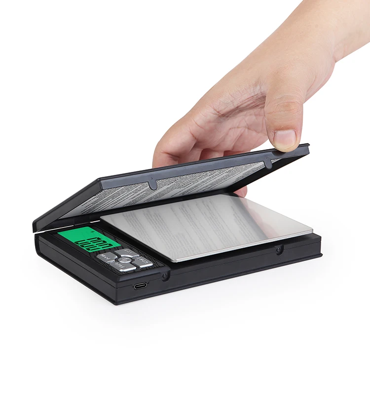 2023 NEW 500g 1000g 2000g dwt 0.01g precision electronic usb rechargeable lithium battery jewelry scale in tola