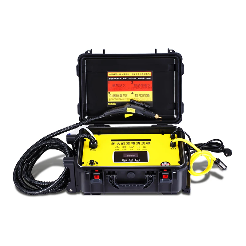 Household appliance cleaning machine and multifunctional high-temperature steam cleaner for air conditioning