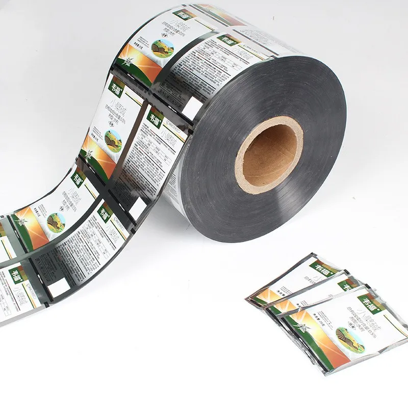 Customized printed packaging bag plastic laminated sachets roll film