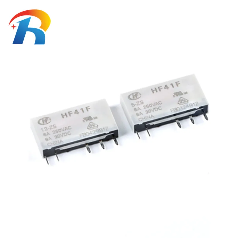 Новый оригинальный HONGFA реле HF41F-5-ZS HF41F-12-ZS HF41F-24-ZS 6A250VAC электромагнитное