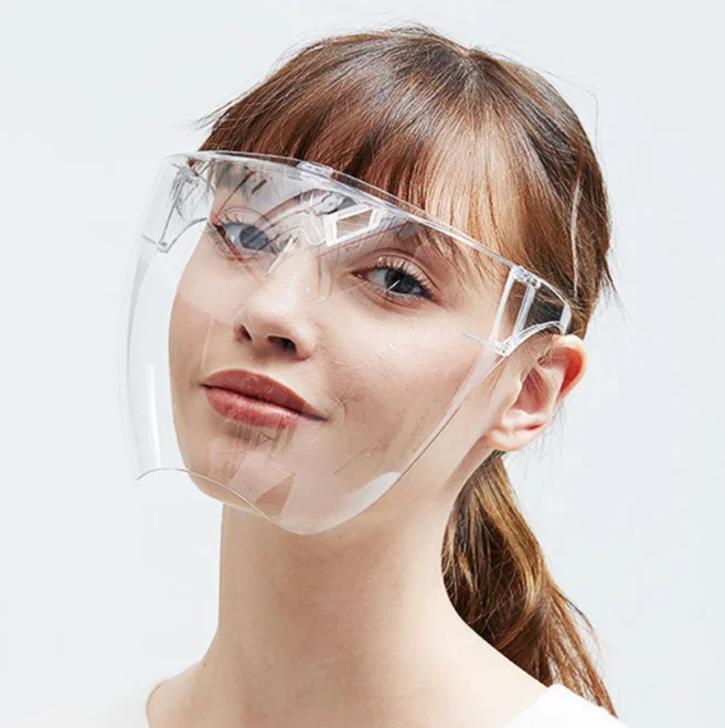 2021 New hotsale anti fogging plastic full transparent face masking