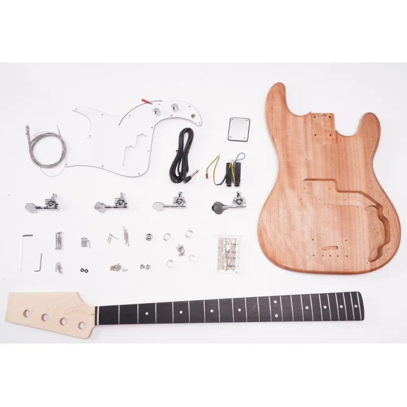 Factory direct Precision bass guitar PB basses DIY KITS guitar customization kit semi finished guitar base coat painted
