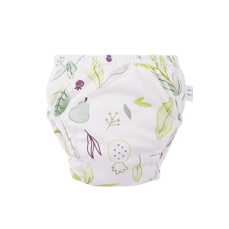 New Hot Sale Eco-friendy  Washable And Recyclable Baby Embroidered Learning Pants Cloth Diapers