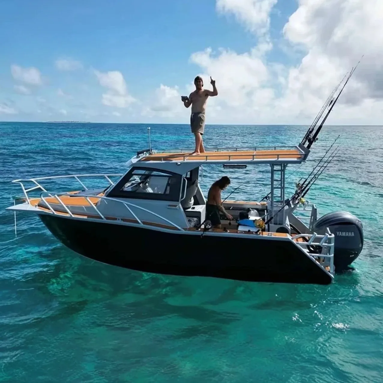 Sea King  6m 21ft Welded High Speed Yacht Deep-V hull sport Aluminum Fishing Cabin Boat for Sale Australia