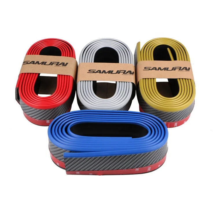 Универсальный диффузор для заднего бампера автомобиля, разветвитель, спойлер, защита от царапин, боковые юбки из углеродного волокна, защитная полоса, наклейка