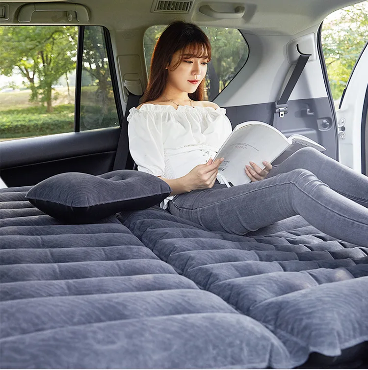 Car Air bed cushion  portable travel bed flocking for Car SUV