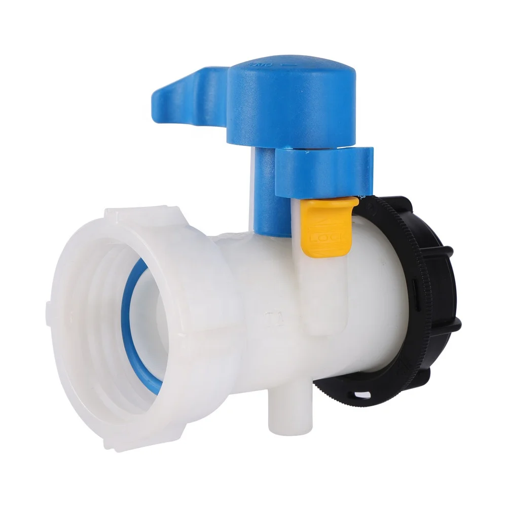 DN40/50/80 Butterfly Valve for 1000L IBC Tank Container Water Supply Ball