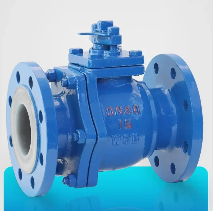 good price with good quality ANSI PFA/PTFE Full Lined Ball Valve for Acid Chemical Fluid