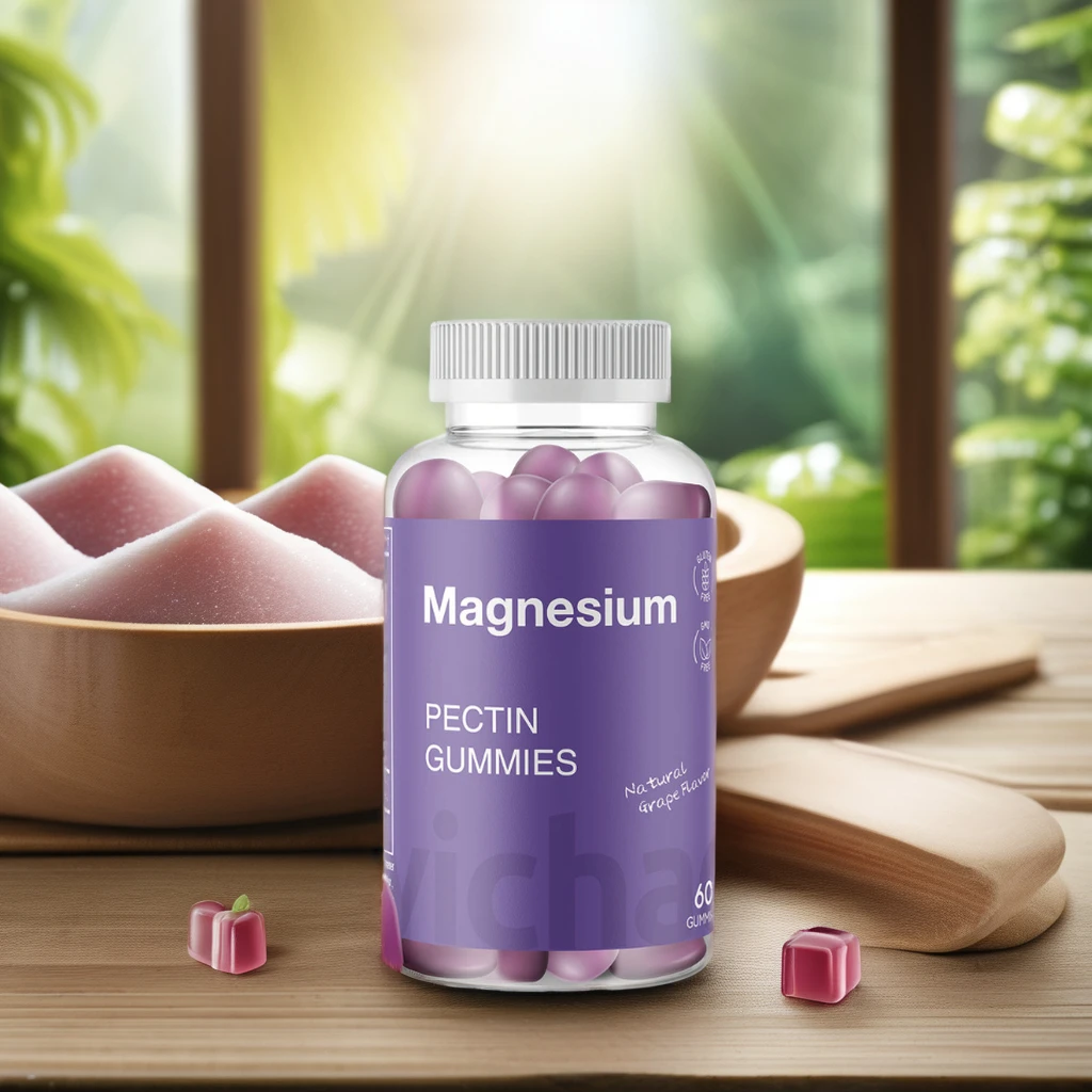 Yichao Healthcare Supplement Magnesium Citrate Gummy Private Label Anti Stress Gummy Magnesium