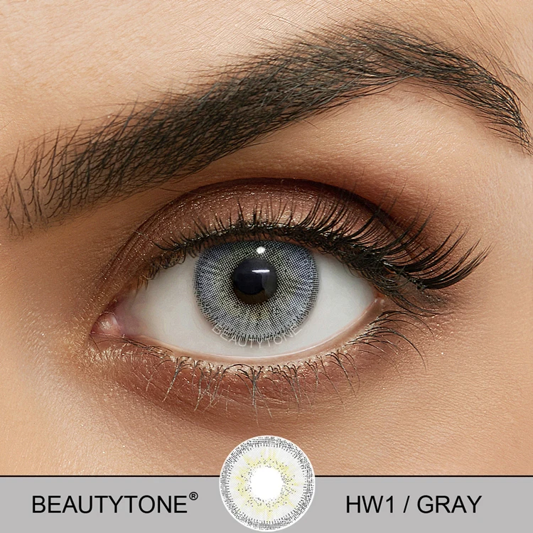 Контактные линзы для глаз BeautyTone Hollywood коричневый 3 тона диаметр 14 2 1 год цветные
