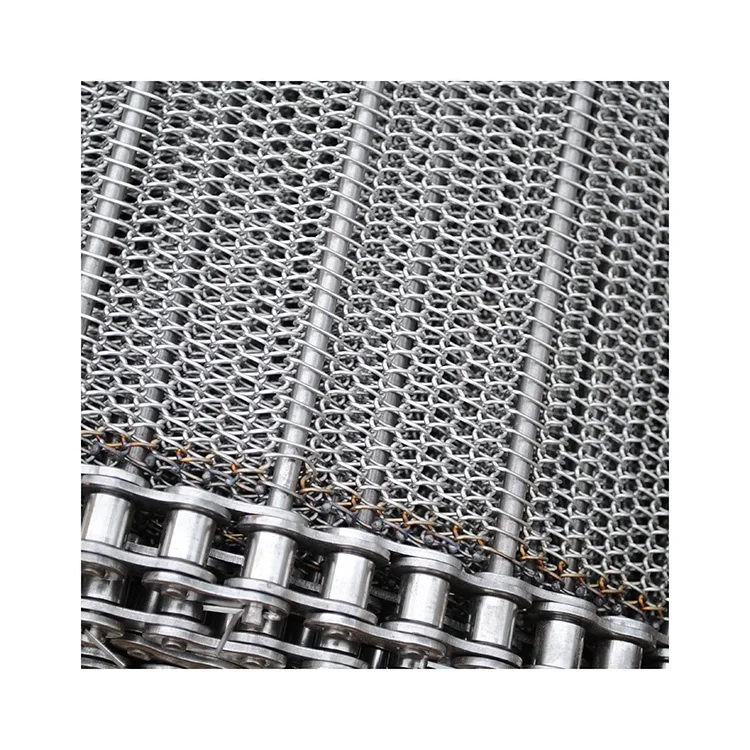 Термостойкая цепная сетка из нержавеющей стали, сетка, конвейерная лента для пищевых продуктов