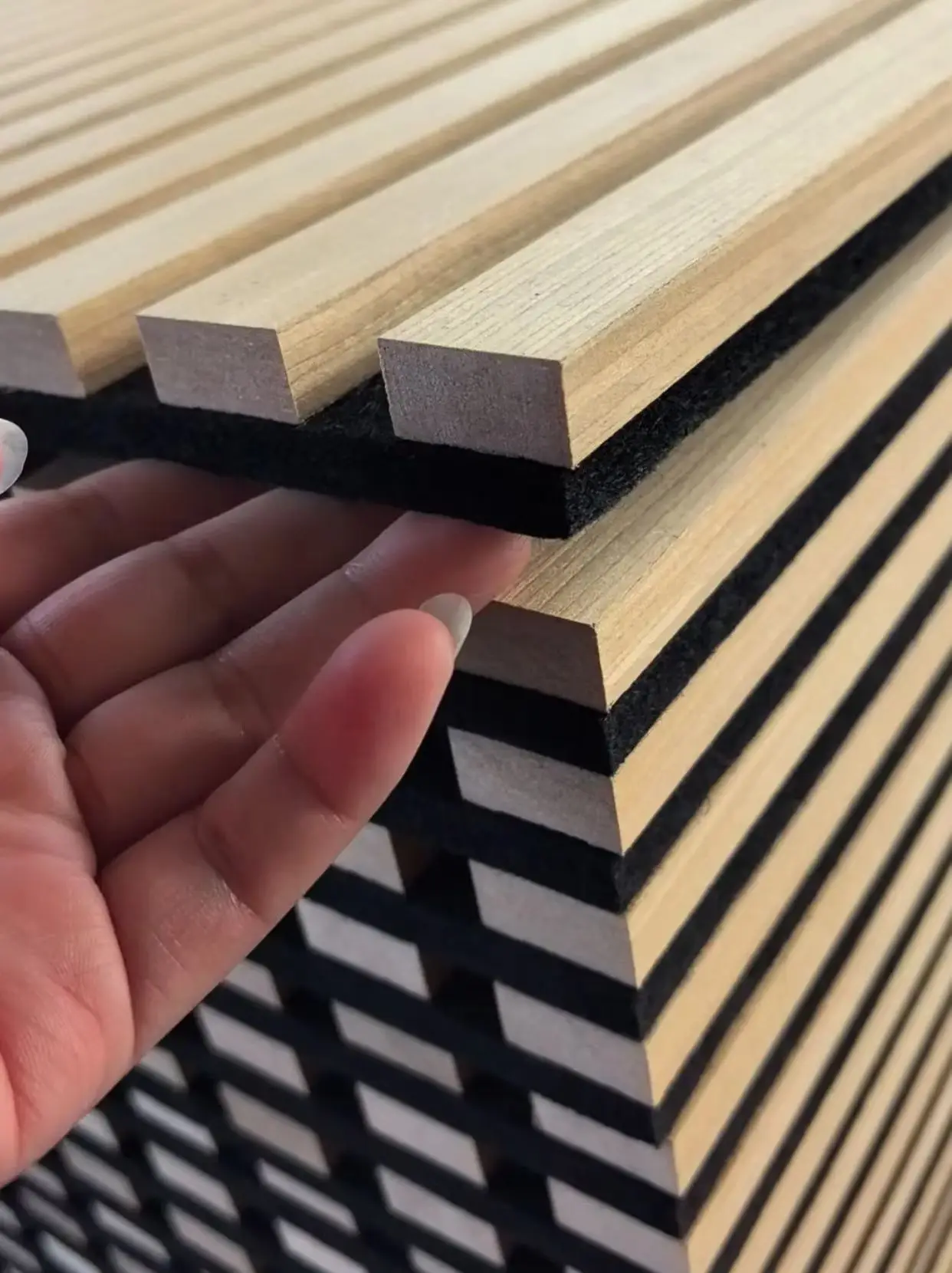 Modern Luxury Interior Item Decorative Real Wood Panel Facade Panels Cladding