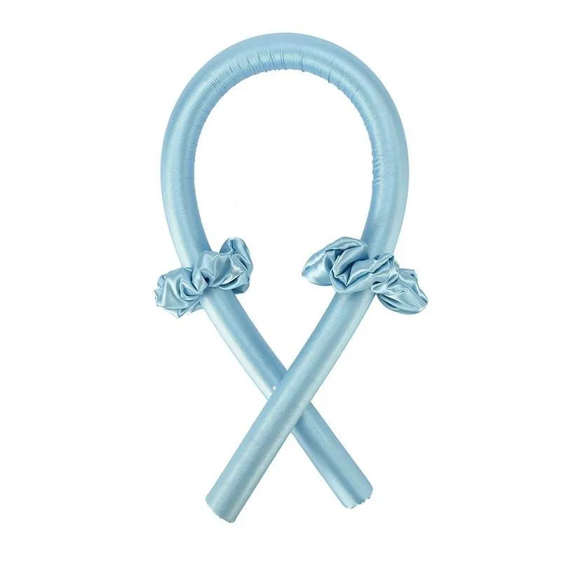 Lazy Heatless Hair Curler Rob Magic 100% Pure No Heat Silkstyling Satin Sleeping Hair Curling Wave Rollers