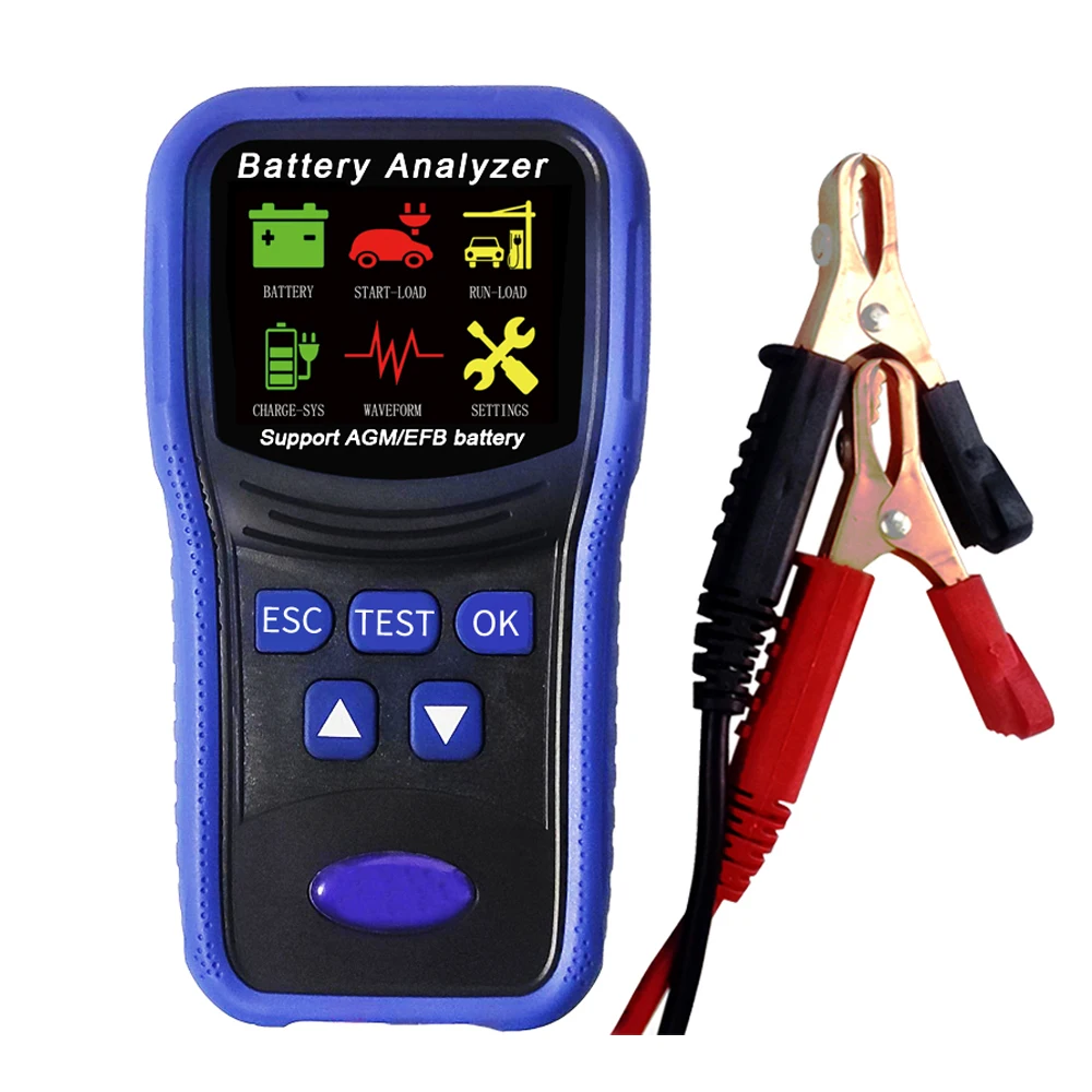 TM300 Digital HD colorful screen battery tester smart discharge tester battery for launch battery tester Waveform analysis