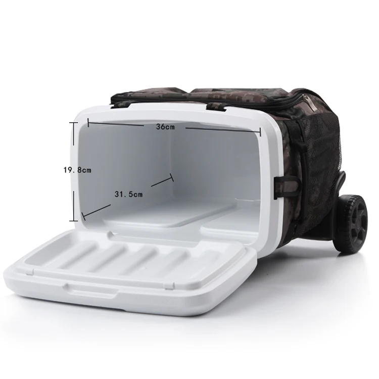 
GiNT 18L Military Camouflage Style Ice Chest Cooler Outdoor Camping Insulated Cooler Bag with Wheels 