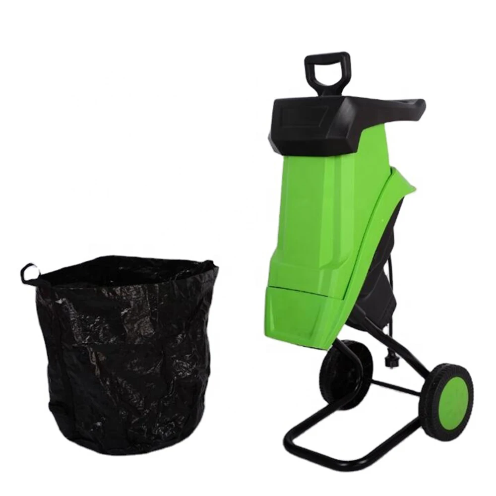 VERTAK powerful leaves shredder machine 2500W small electric leaf and wood branch shredder