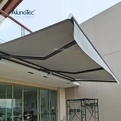 Remote Control Fixed Shading Pergola Gazebo Folding Arm Awning Roof Half Cassette Awnings System