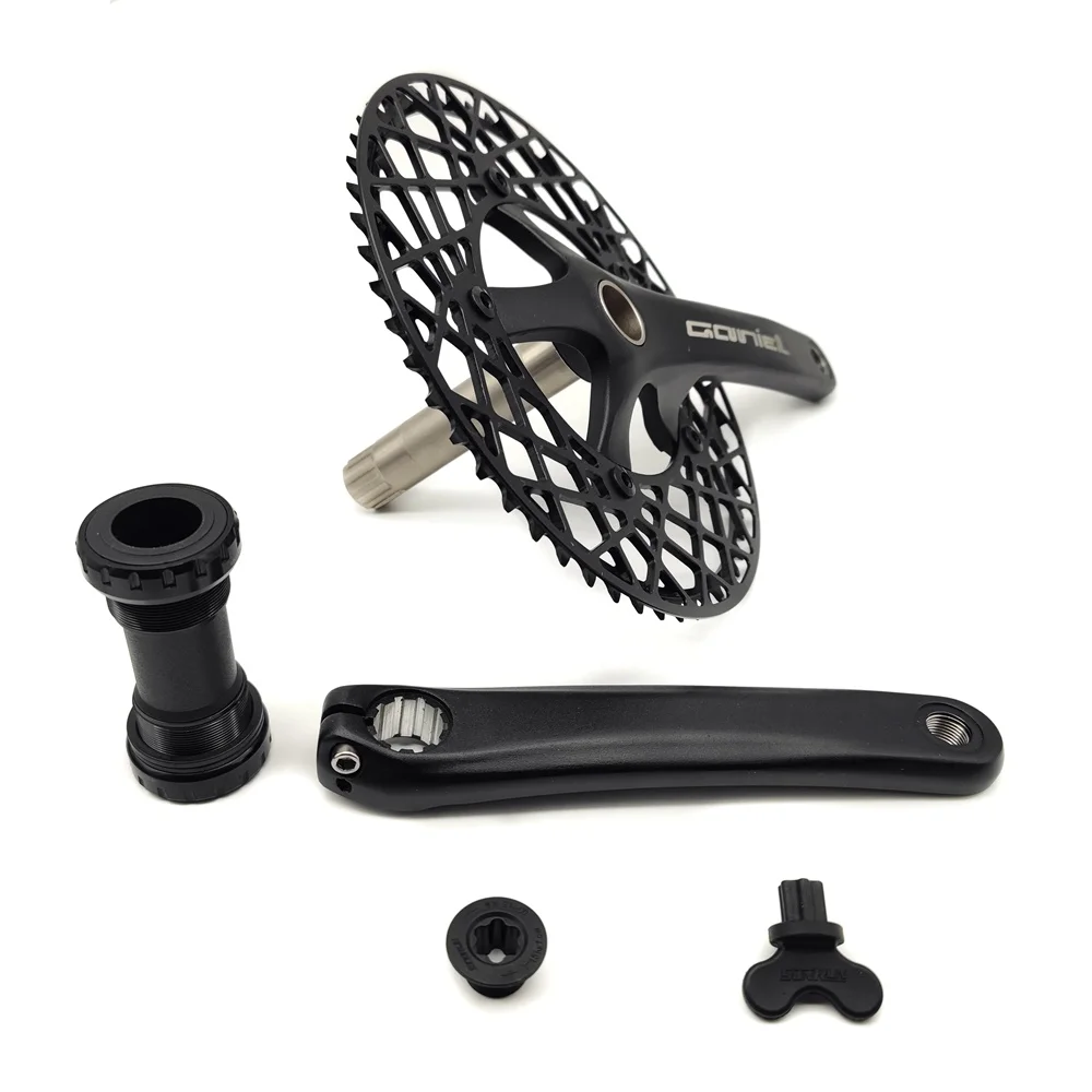 Folding bike GANIEL-G6011-G1 SUNRUN CHIWAVE 53T CNC Chainwheel Mountain bicycle crankset