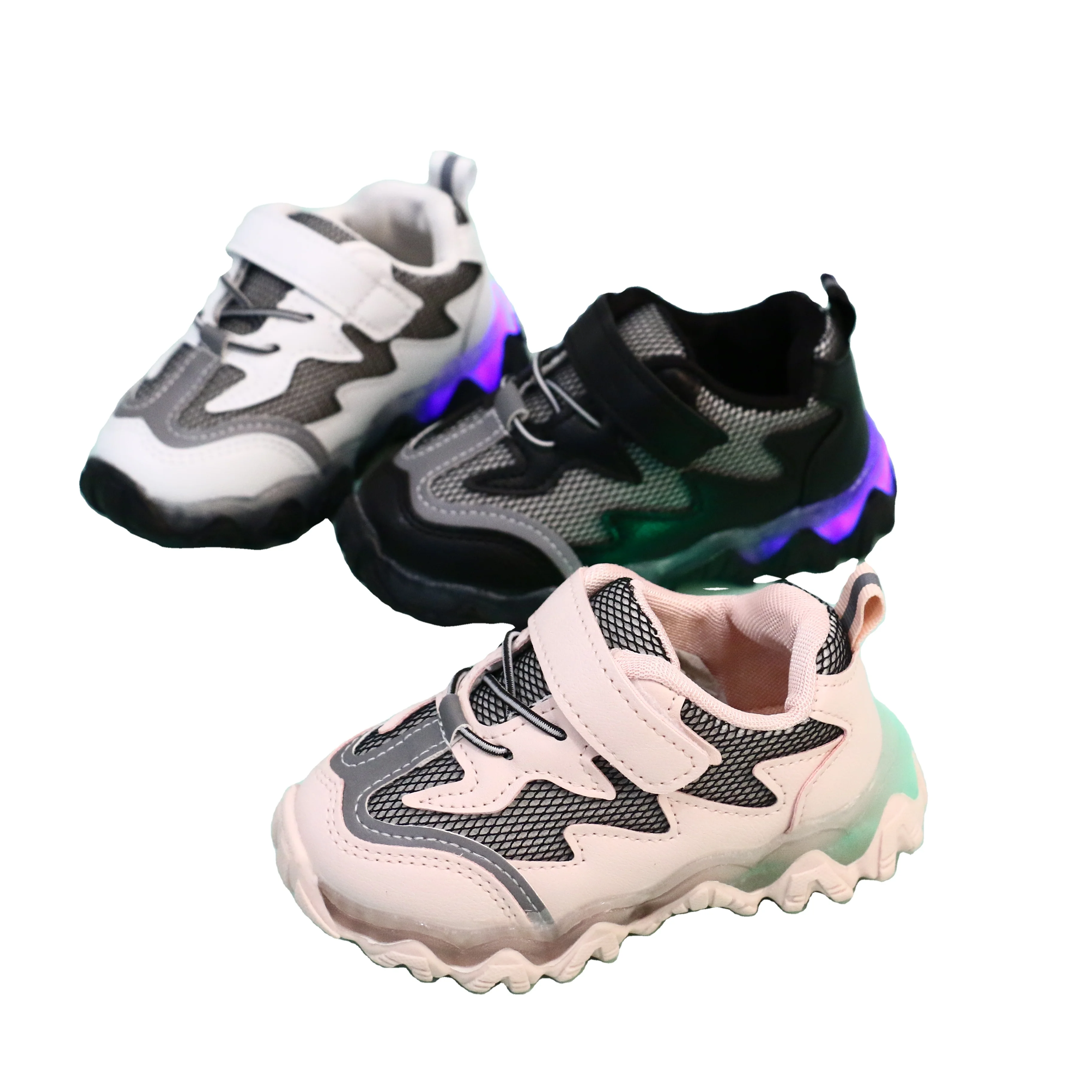 
2021 High Quality Wholesale Cheap Kids Led Child Outdoor Sneaker Shoes With Light 