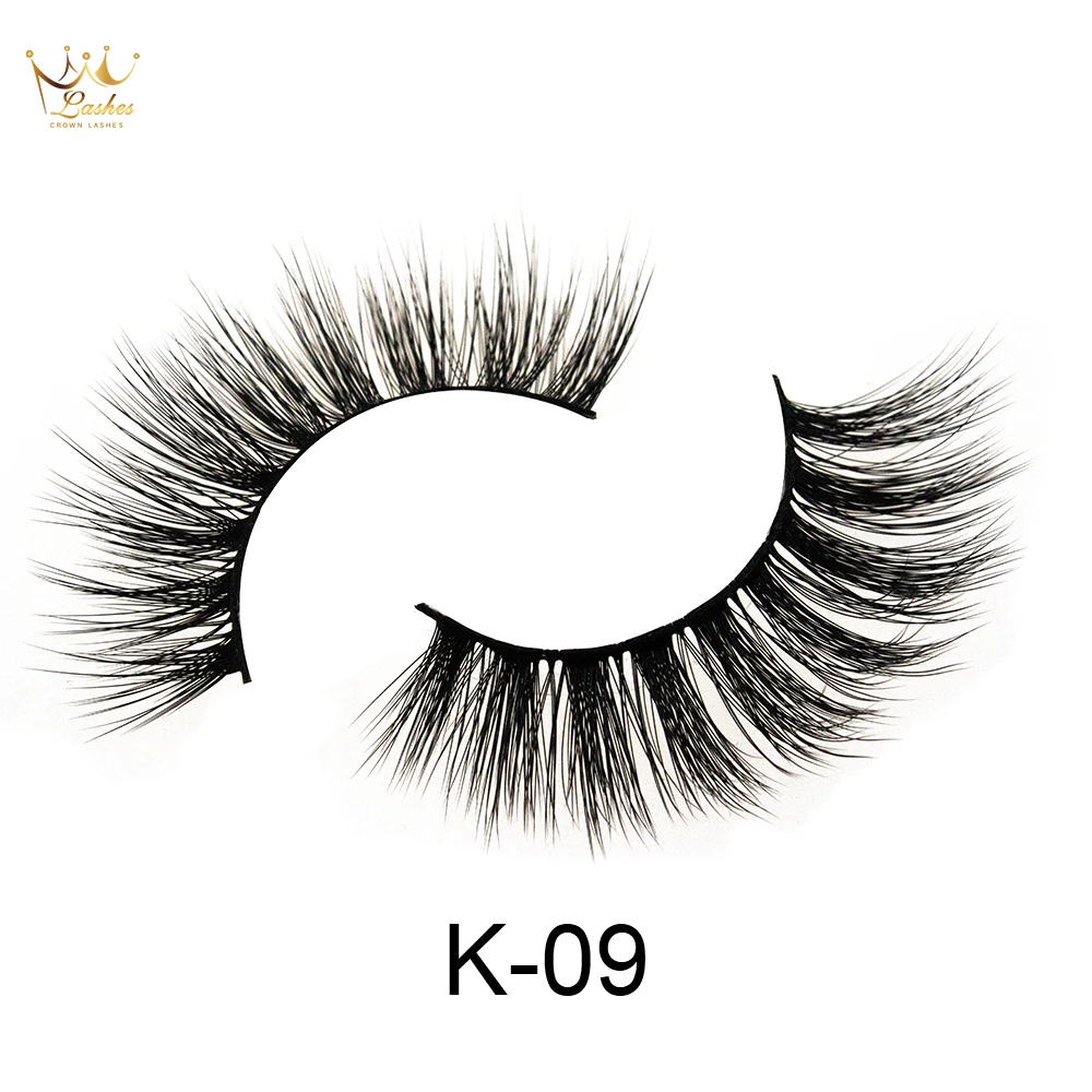 Crown Lashes Eyelash producer 100% hand made 3d silk lashes