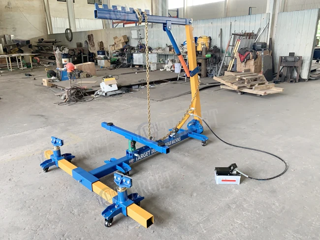 TARGET Manufacturer Supply Car Repair Garage Collision Clamps Simple Auto Body Frame Machine Chassis Straightening Machine