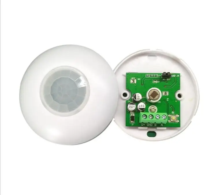 Ceiling Mounted Customizable RS485 MODBUS PIR Infrared Human Detector 9 V 12V 24V