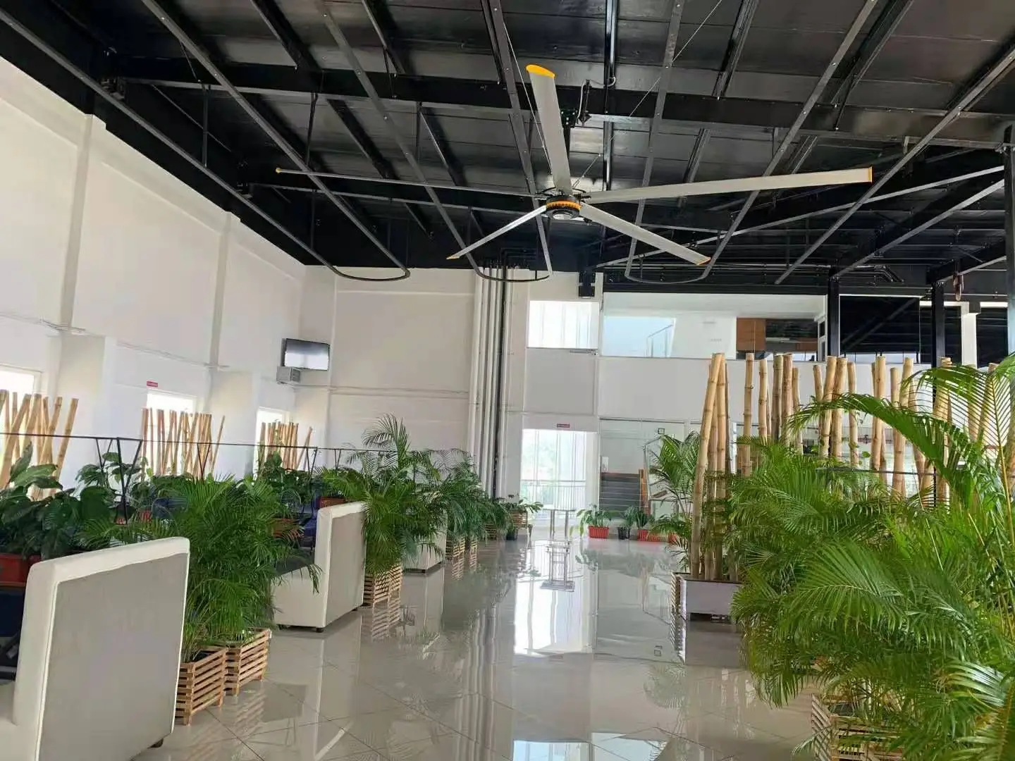 1.5KW 7.3M 24FT China Manufacturer KALE FANS HVLS Ceiling Fan for Factory Warehouse Gymnasium