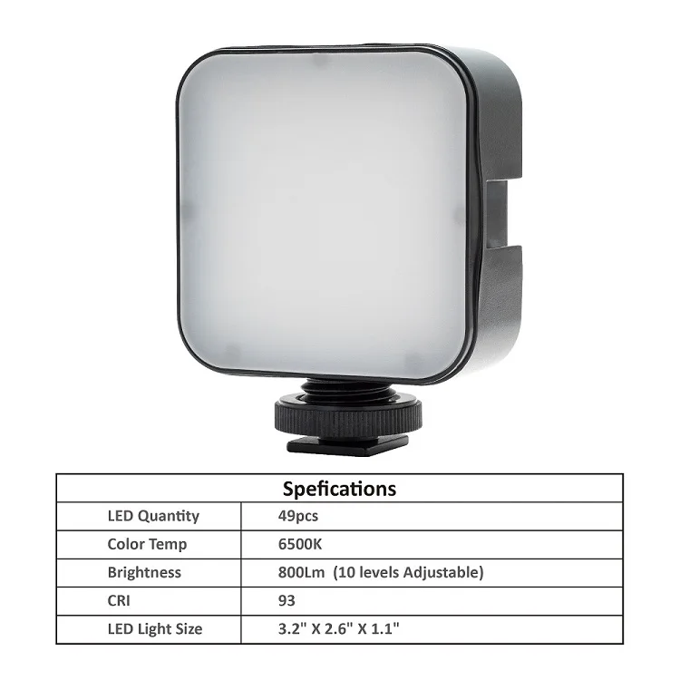 New Arrivals Cell Phone Cage Kit With Microphone Led Video Light Table Top Tripod  Vlogging Smartphone Video Rig Kits