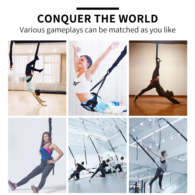 Resistance Bungee Fitness Explosive Force Bounce Physical Training Resistance Rope Improving Speed, Stamina and Strength