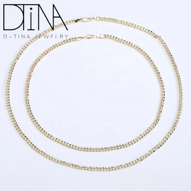 High quality new classic Cuban chain necklace fashion jewelry