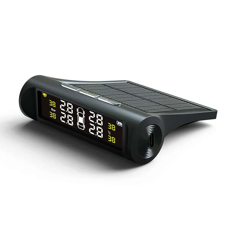 Factory OEM solar car TPMS tire pressure monitoring system internal sensor car safety alarm device