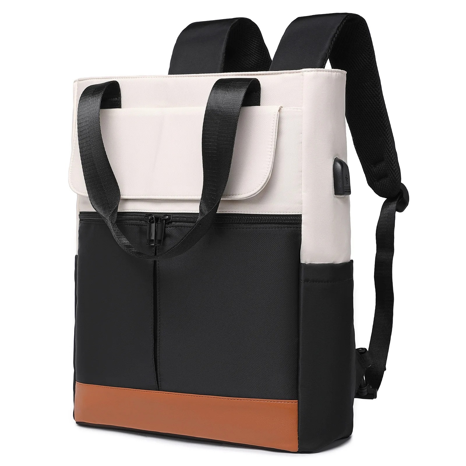 Multifunctional Laptop Backpack With USB Charging, Water-resistant and Breathable Design for Daily Use