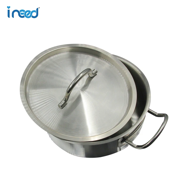 Stainless Steel 304 iNeed stock pot With Various Liquids Stainless Steel Hotel Canteen Soup sauce Pot