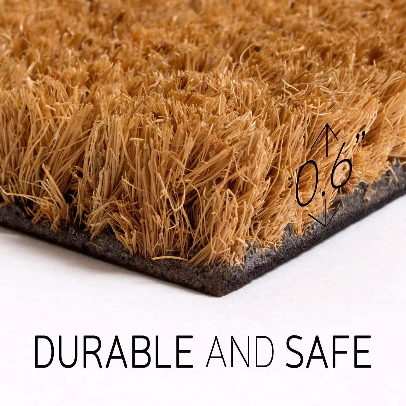 USA Canada DIY Craft Outdoor Welcome  Wholesale Bulk  Light Brown Plain Blank Coconut Coco Coir Door Mats