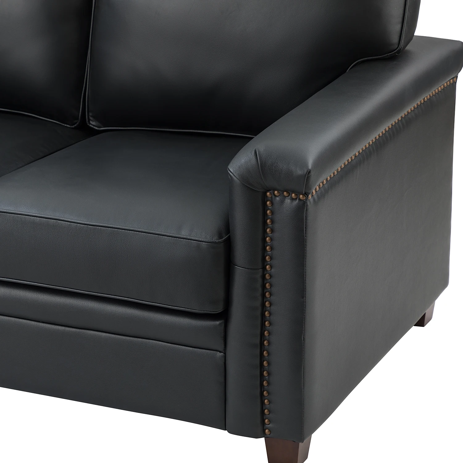 Factory Wholesale American Style Luxury Sofa Couch Design 2 Seater Office Leather Sofa Living Room Sofa Set Furniture