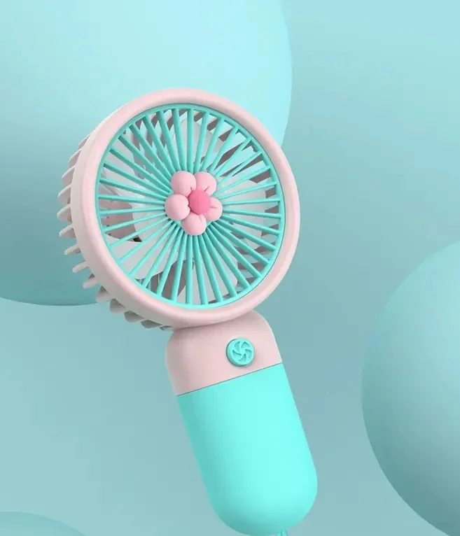 2024 USB Rechargeable Portable Fans Air Cooler Summer Handheld Mini Fan