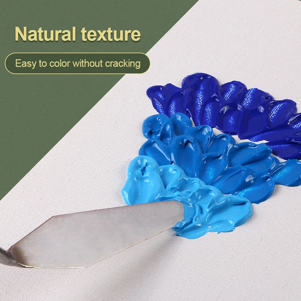 Wholesale custom dimensioned artists 100% cotton linen stretched white canvas for painting