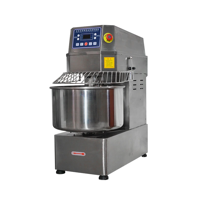 Fast delivery best standard dough mixer 30 liters mixer for dough double speed spiral dough mixer