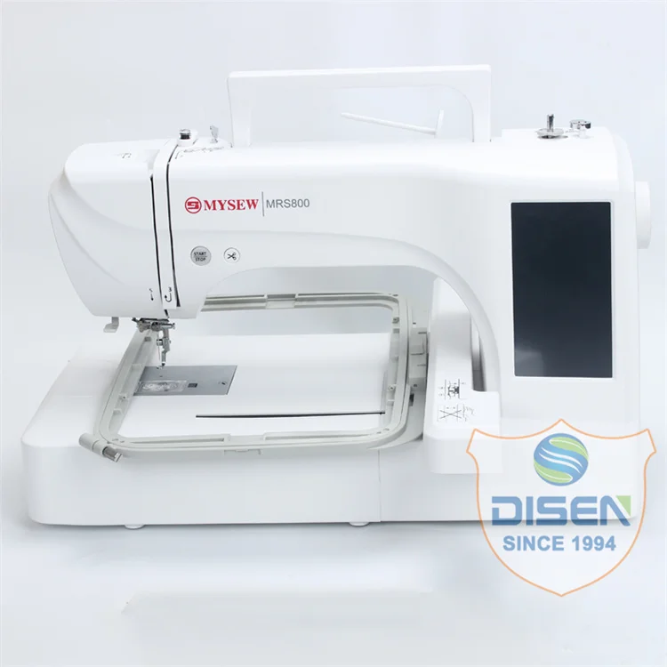 Компьютер автоматический мини портативный домашний Компьютеризированный шитье MRS800 вышивальная машина mrs 800 300a бизнес