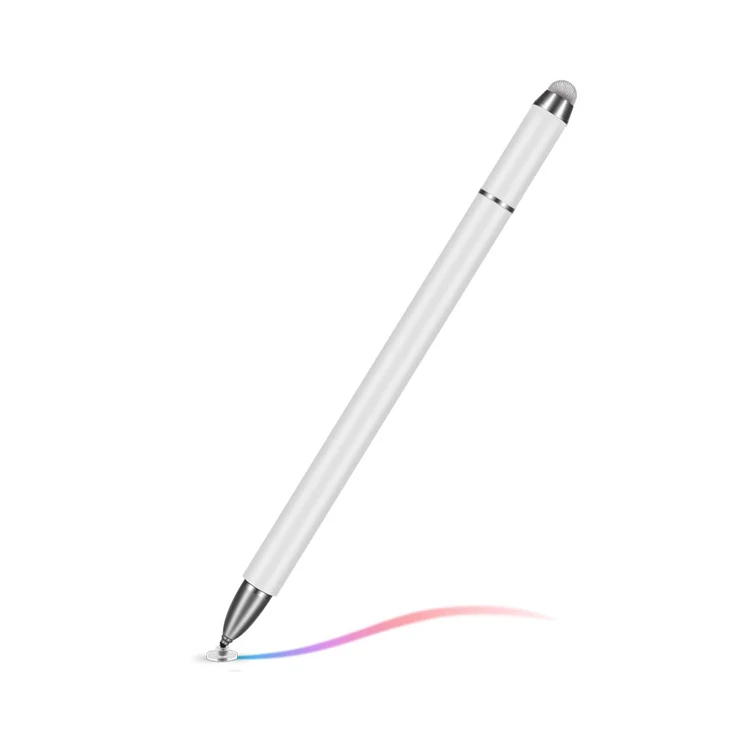 Custom Logo Capacitive Touch Screen Stylus Pen Mesh Disc Smart Pens
