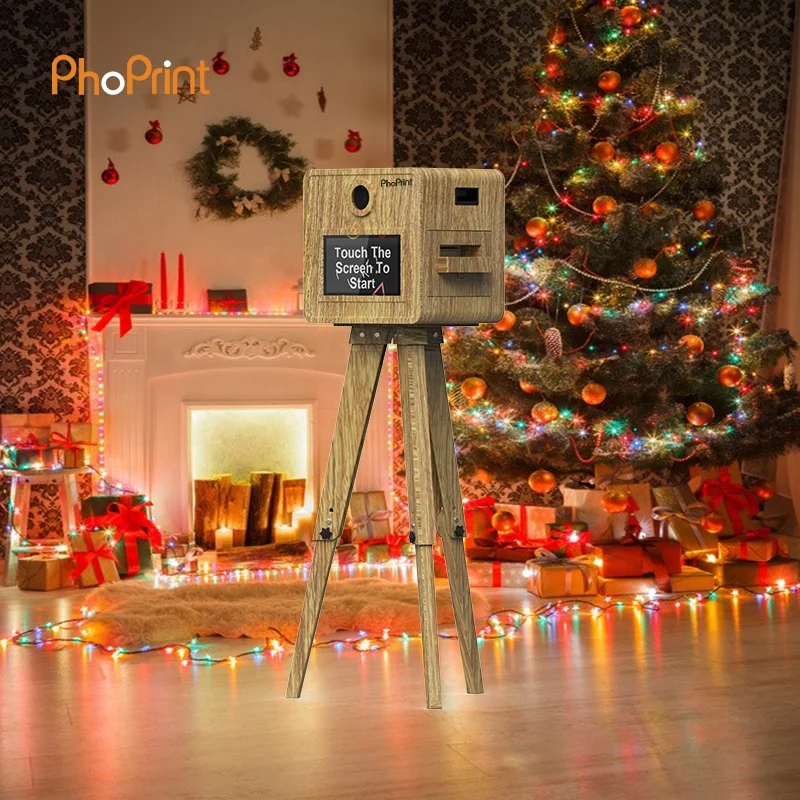 Touch Screen Foto Booth Borne Selfie Kiosk Designed for All Kinds Events And parties