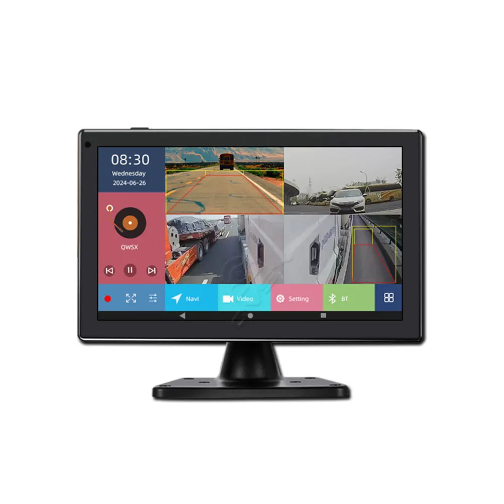 10.1-inch AI Intelligent Blind Spot Monitor Car Navigation Reversing Assistance All-in-one Machine Truck Monitor Display Screen
