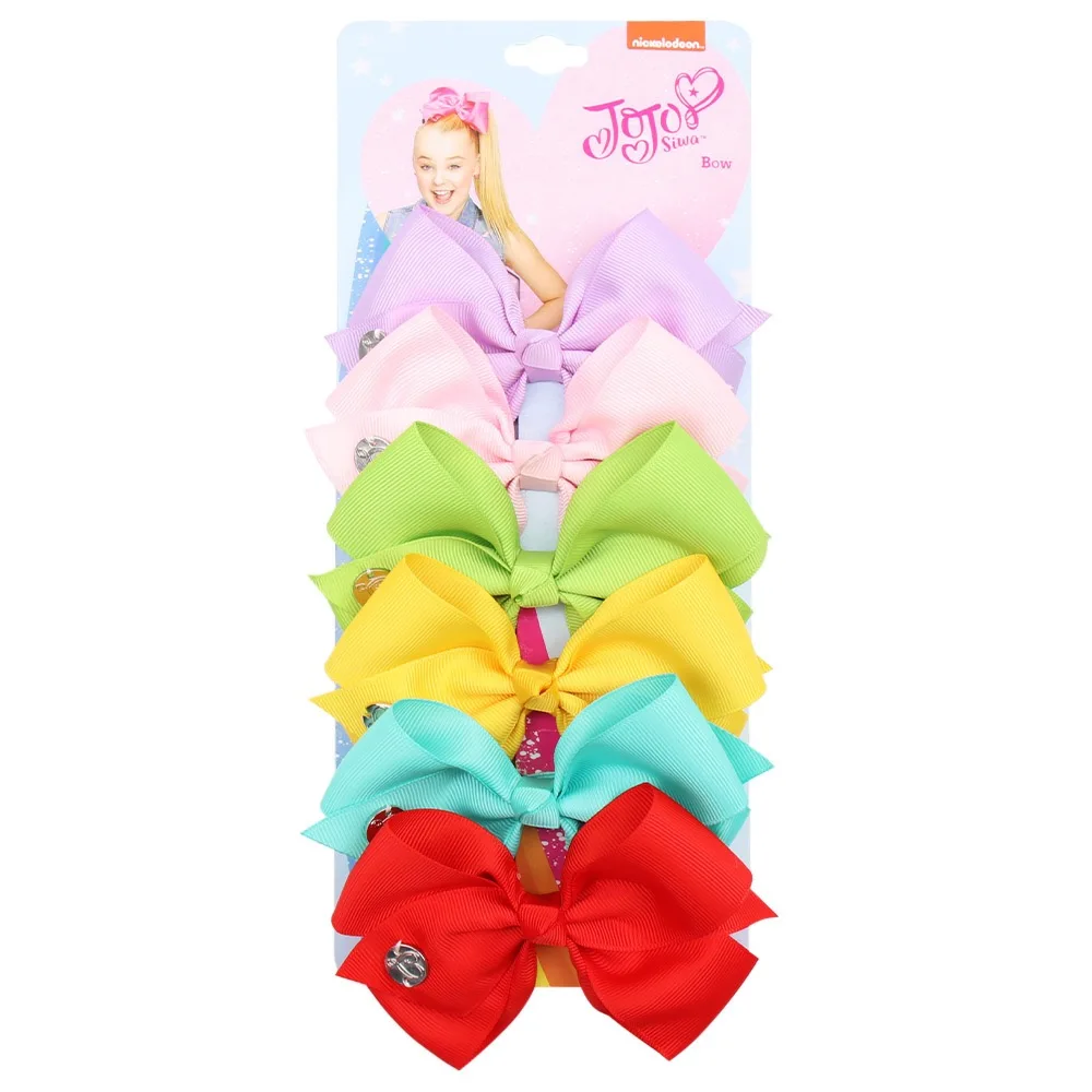 Hot Sale 4 Inches Hair Clip Sets for Girls GrosgrainJoJo Bows With Clip for Sale Hair Accessories
