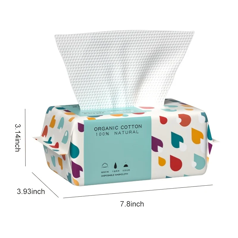 Disposable Face Towel Facial Tissue For Cleansing Soft Makeup Removing Wipes Cleaning Towelettes For Skin Care Cleaning Wipes