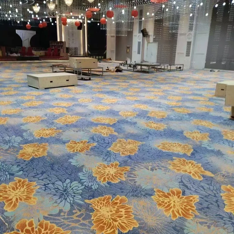 Commercial Hospitality Flowers Design Lobby Banquet Carpet D-H2Series
