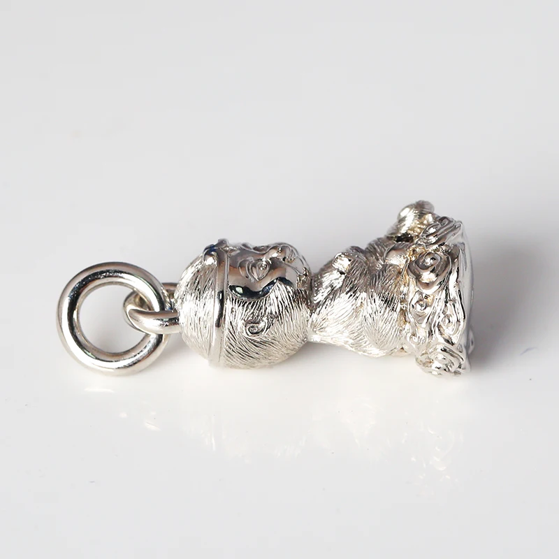 2024 Black Myth Chinese Hero Monkey King Wukong Pendant Necklace 18K Gold And 925 Silver Plated Hip Hop Style Fighting Buddha