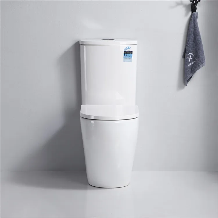 Hot Sale Australian Standard Wholesale Bathroom WC Ceramic Floor Toilet Bathroom Two Piece Toilet