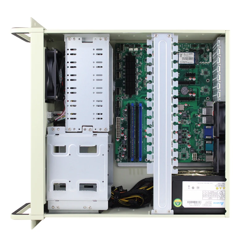 Ipc510H 4U 19 Inch Compact Industrial Computer Case Rack Mount Pc Atx Tower Enclosure Chassis Supports Atx PSU